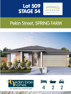 Lot 509 - Eden Brae House and Land Package